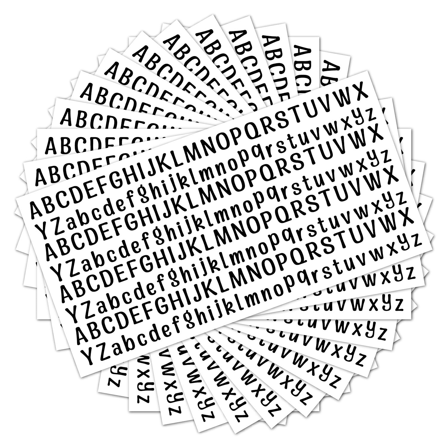 Wholesale 30PCS/PACK Self-adhesive DIY Letter Stickers